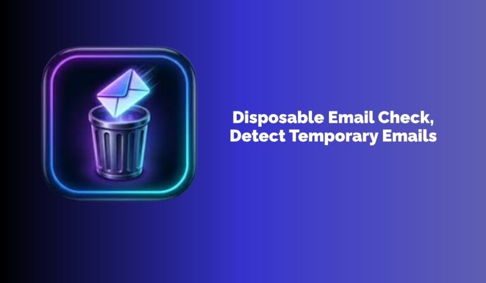 temp & disposable email checker